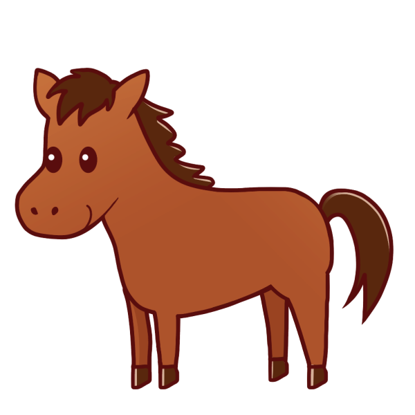 最高の無料イラスト ユニーク馬 フリー 素材