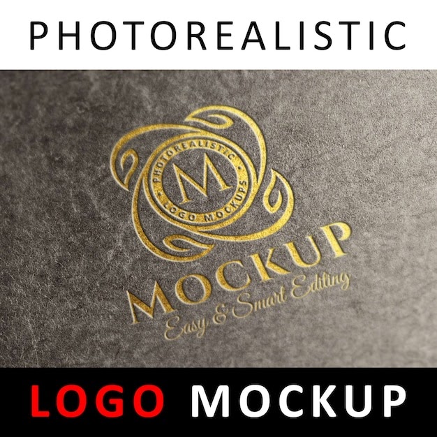 Download Photoshop Photorealistic 3d Wall Logo Mockup Free Download
