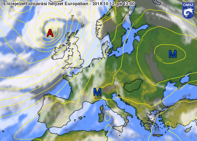 Európa időjárás radar