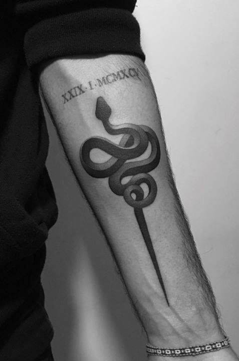 Attractive black ink snake head tattoo stencil by tomas liska. 50 Cool Snake Tattoo Ideas Who Love Elongated Lines