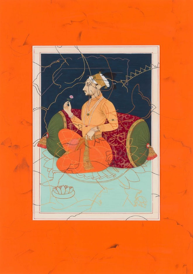 Nusra Latif Qureshi, Regal Blessings III, 2009. Image courtesy of the artist and the Hundal Collection