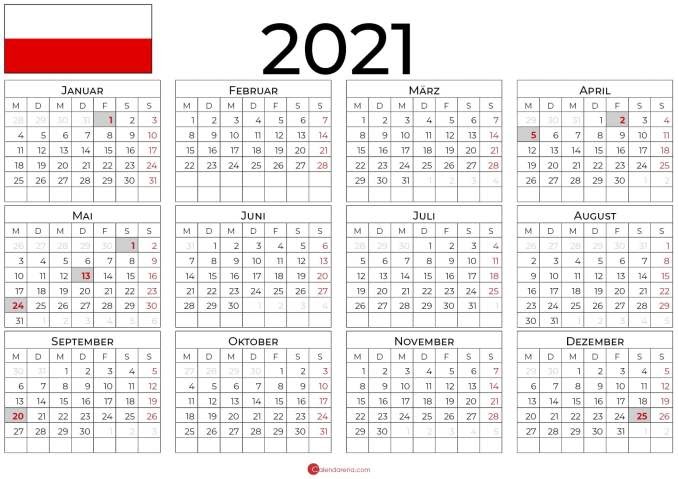 Kalender 2021 Thüringen - Schulferien-Kalender Thüringen ...