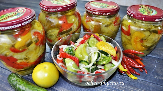 Рецепт салата из зеленых помидор на зиму «Донской» — ох и вкусно! | Готовим вкусно и по-домашнему