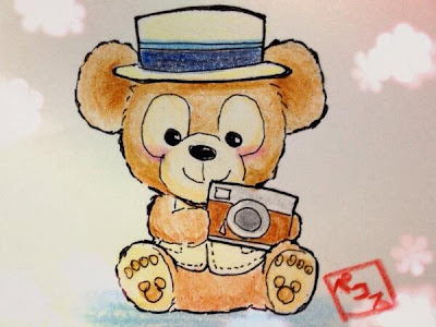 かわいい 待ち受け ダッフィー イラスト 141810