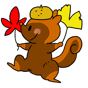 動物の画像について 75 紅葉 イラスト かわいい