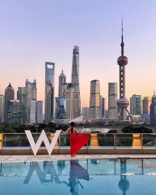 W Shanghai - The Best Hotel Views in Shanghai | Of Leather and Lace