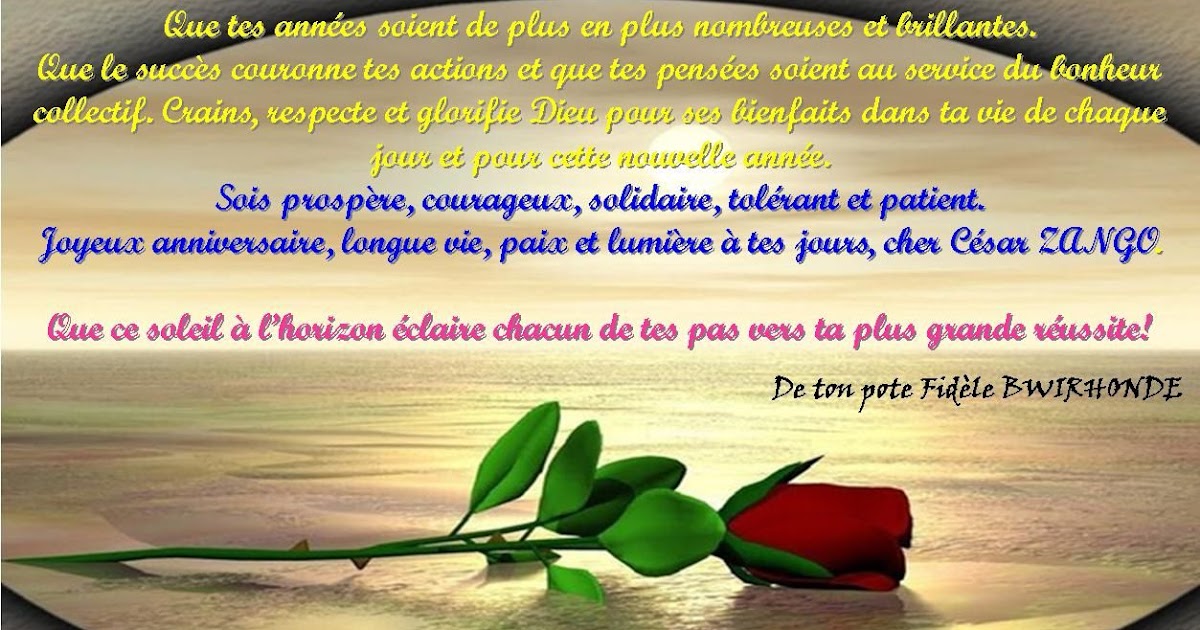 Joyeux Anniversaire Mon Amour Que Dieu Te Garde Ozie