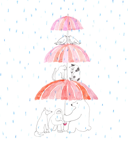 驚くばかりオシャレ 傘 イラスト おしゃれ ディズニー帝国