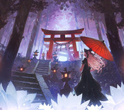 Jpirasutoix0rwi 選択した画像 神社 イラスト 幻想的 神社 イラスト 幻想的