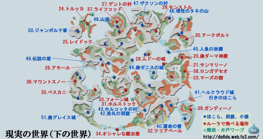 ドラクエ6 ペスカニ 地図 Suakrtoo