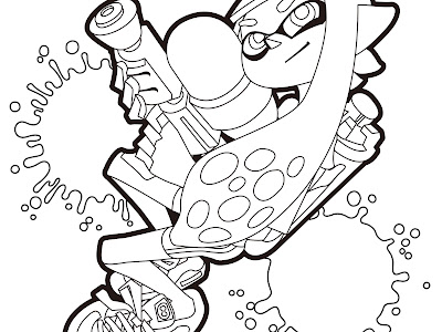 イラスト かわいい スプラトゥーン ぬりえ 印刷 の最高のコレクション イラスト画像