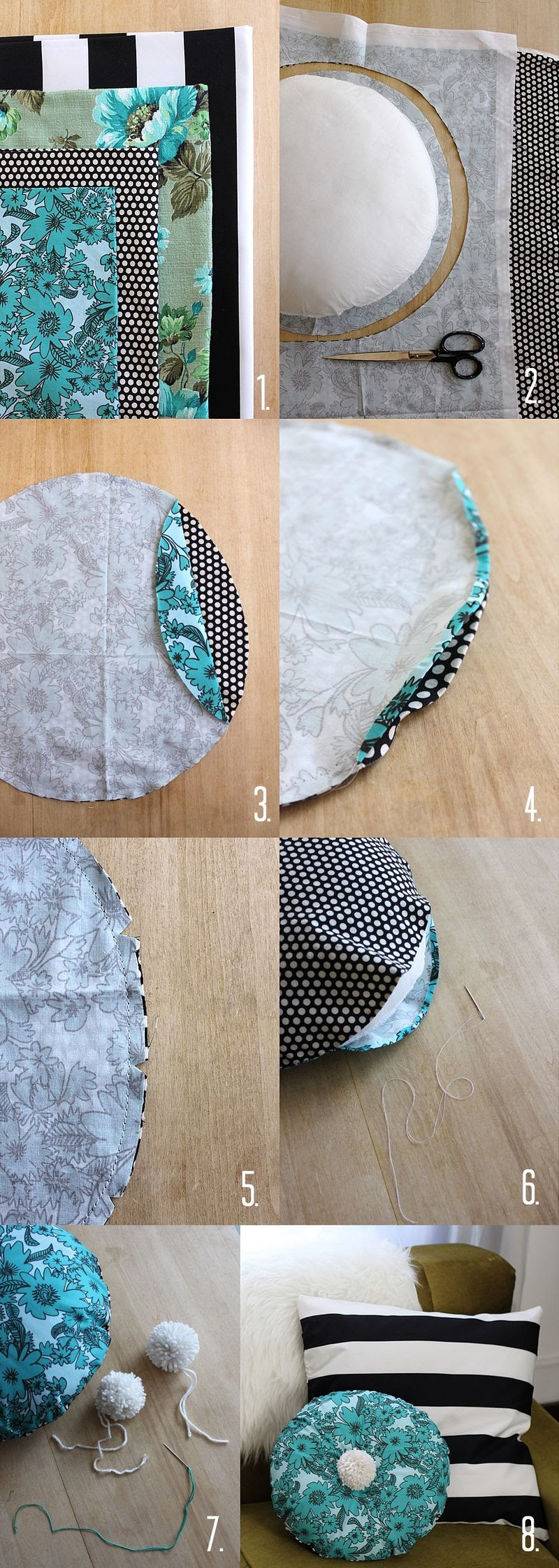 Pillow Círculo DIY