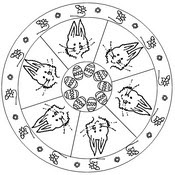 Mandala Ostern Malvorlagen - Ausmalbilder