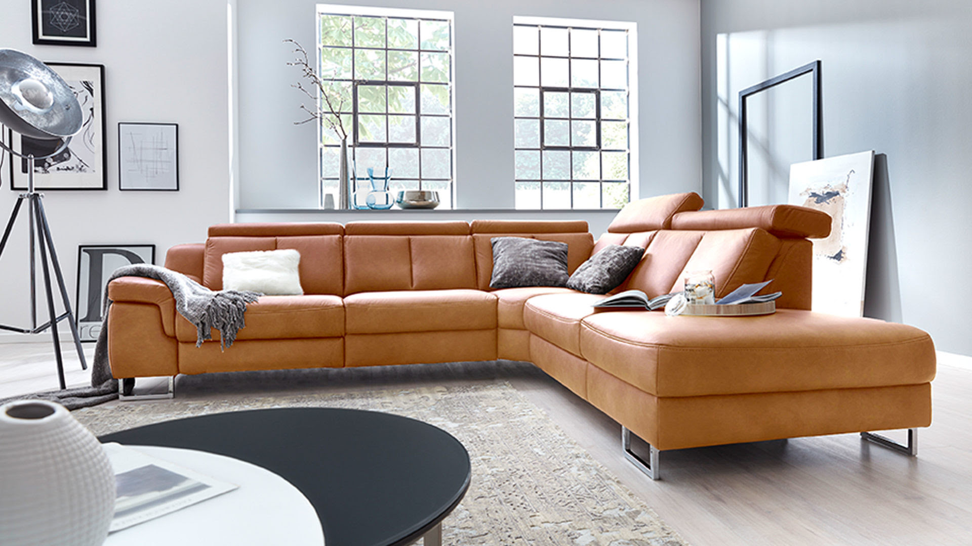 Ecksofa Groß Leder - The Cool Designs