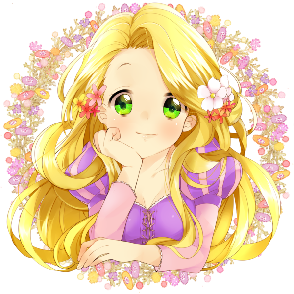ラプンツェル イラスト 書き方 イラスト素材