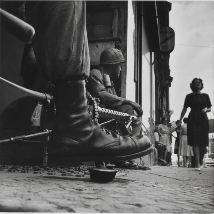 Don McCullin Near Checkpoint Charlie, Berlin 1961