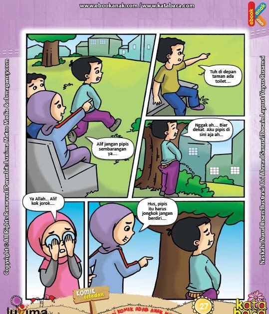  Gambar  Komik  Tema Pendidikan  Komik  Lucu