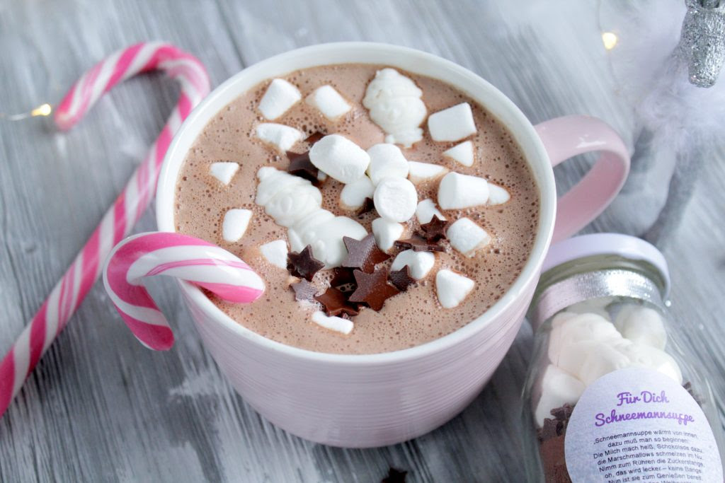 Dazu muss man so beginnen : Snowman Soup Mit Etikettvorlage