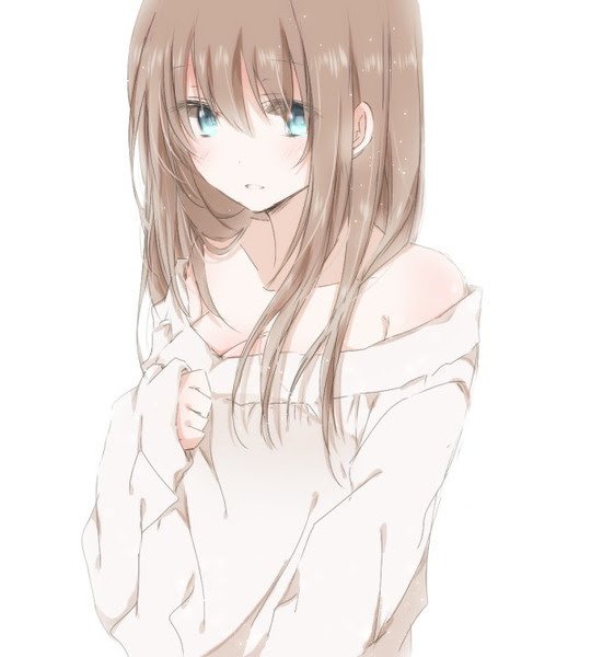 動物画像無料 50 素晴らしい茶髪 女の子 イラスト