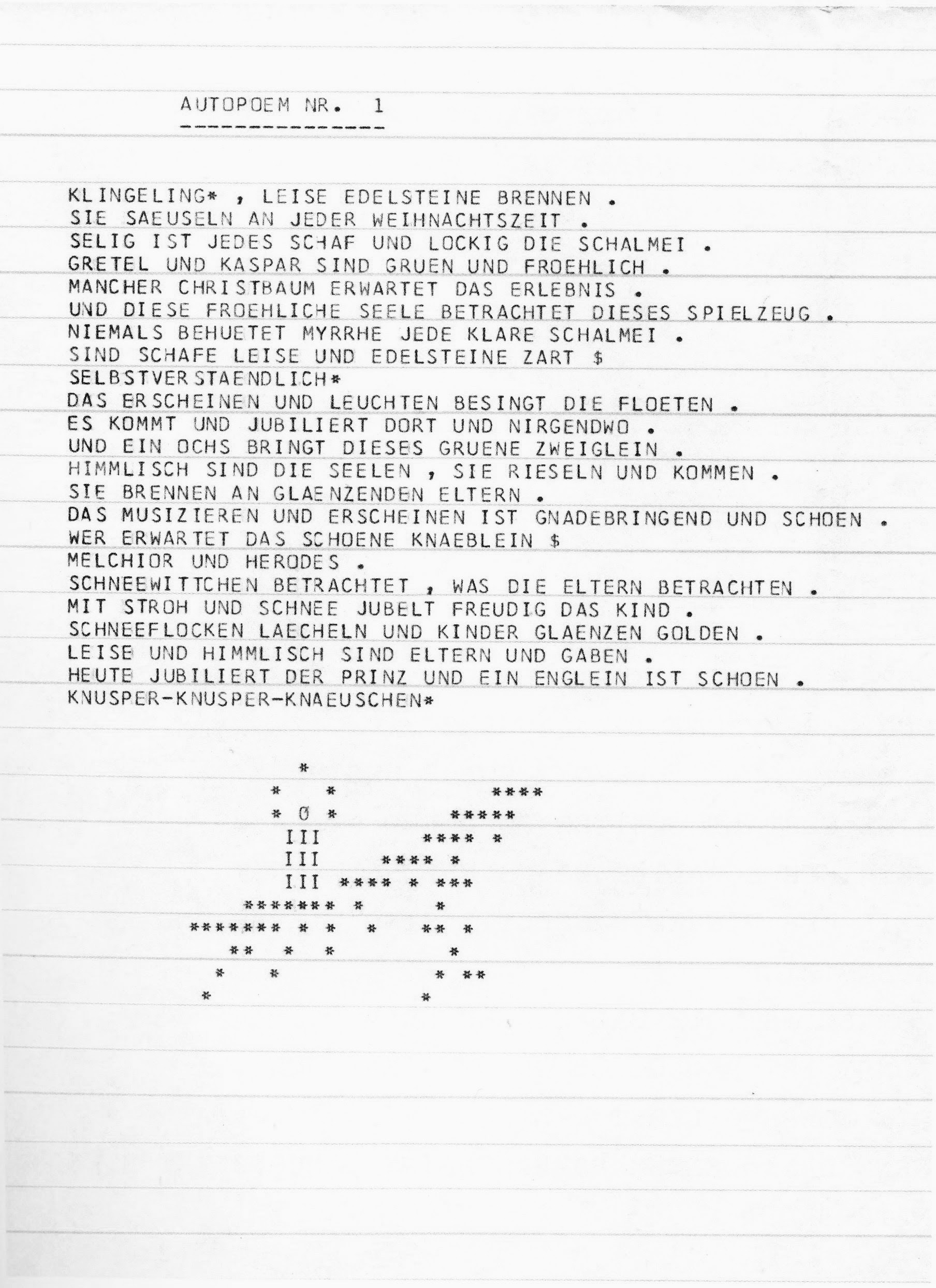 To love someone so much you fall infront of them every time you see them out of pure love. Iaslonline Netart Geschichte Der Computerkunst Iii 1 Computerliteratur