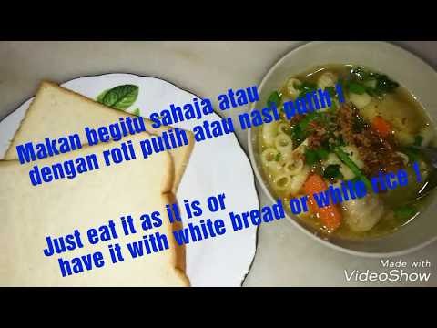 Tutorial Memasak Resepi Makaroni Sup Simple - Kuliner Melayu