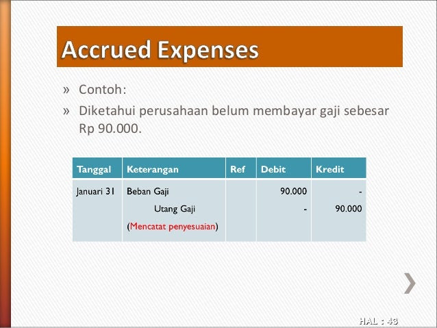 Contoh Jurnal Penyesuaian Beban Gaji - How To AA