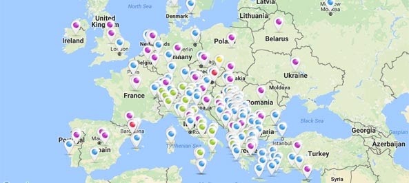 Karta Evrope Sa Gradovima | karta