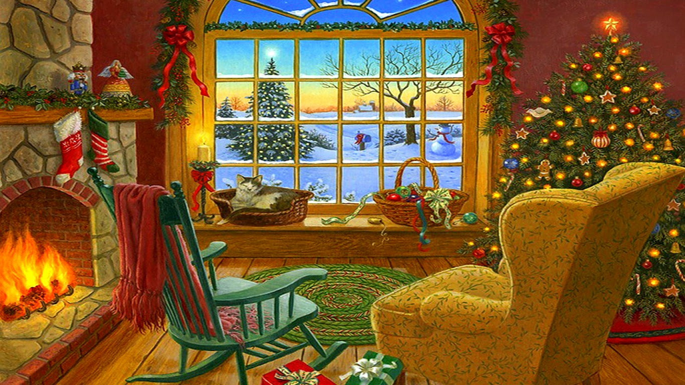 Cozy Christmas Wallpaper 320x480 - Cozy Christmas Pictures
