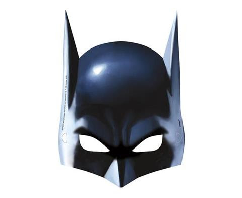 Maska karnawałowa kolorowanka do drukowania. Maseczki Papierowe Batman 8 Szt