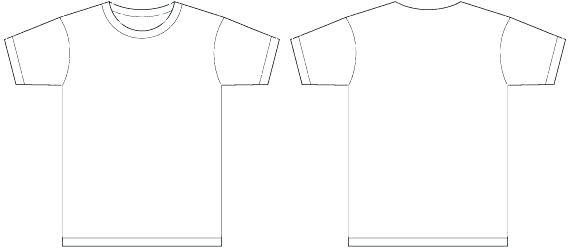 Download Vector Plain Black T Shirt Template - Amyhj