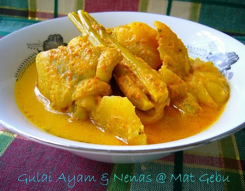 GULAI AYAM & NENAS - Dapur Tanpa Sempadan