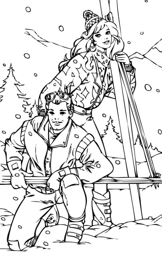 Maybe you would like to learn more about one of these? Coloriages Barbie Noel Barbie Planet