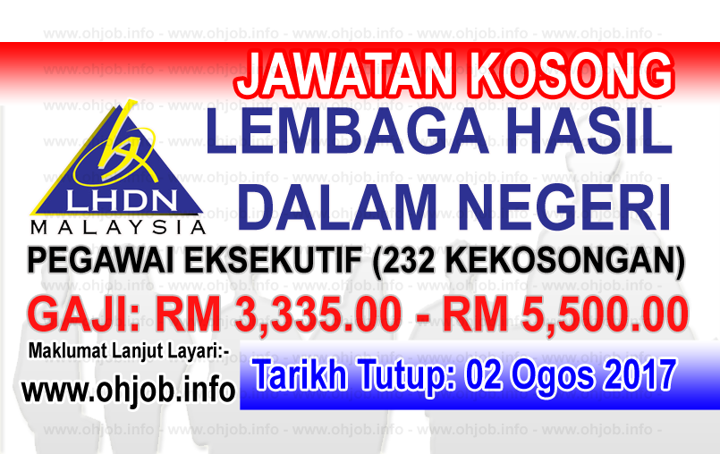 Berikut adalah contoh soalan peperiksaan pegawai eksekutif lhdn gred 41 yang tergolong dalam seksyen b: Ohjob Jawatan Kosong Kerajaan Malaysia Jawatan Kosong Lembaga Hasil Dalam Negeri Lhdn 02 Ogos 2017