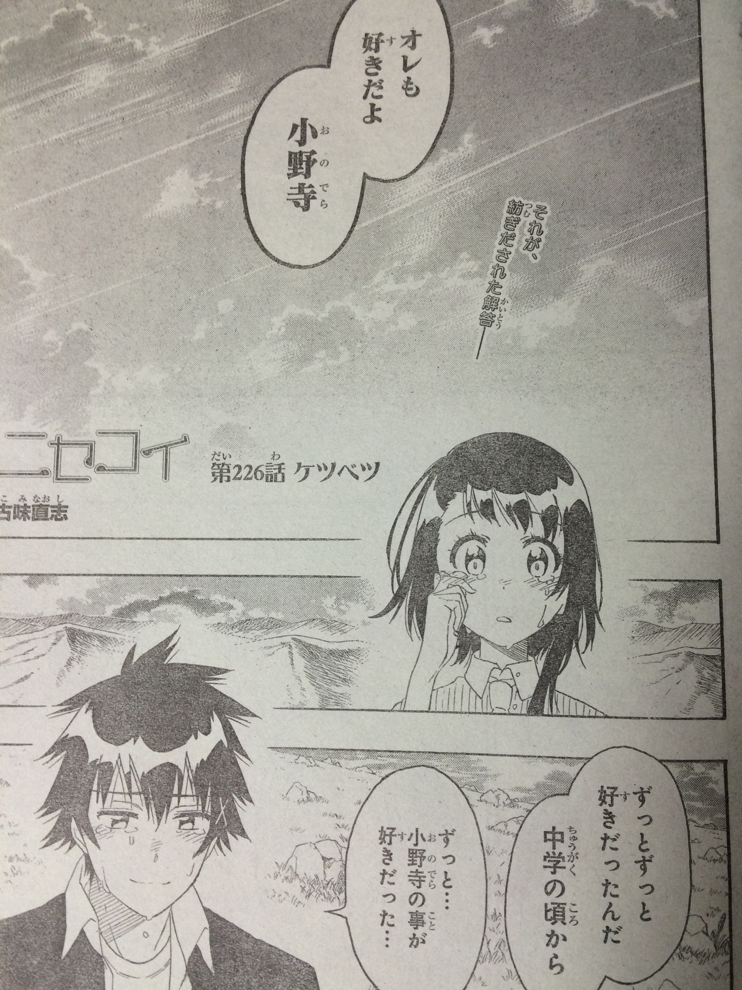 ニセコイ アニメ 漫画 世界漫画の物語