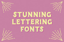 30 Stunning Lettering Fonts That Nail The Hand-Drawn Look