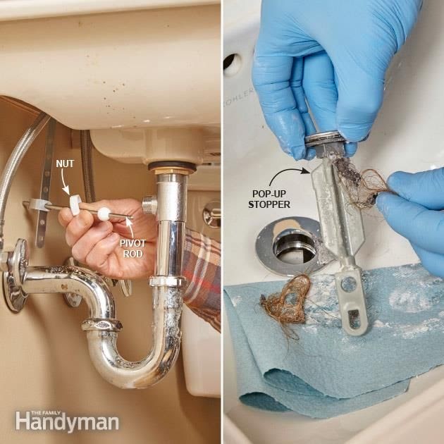 How To Remove Drain Stopper From Pedestal Sink HOWOTRE