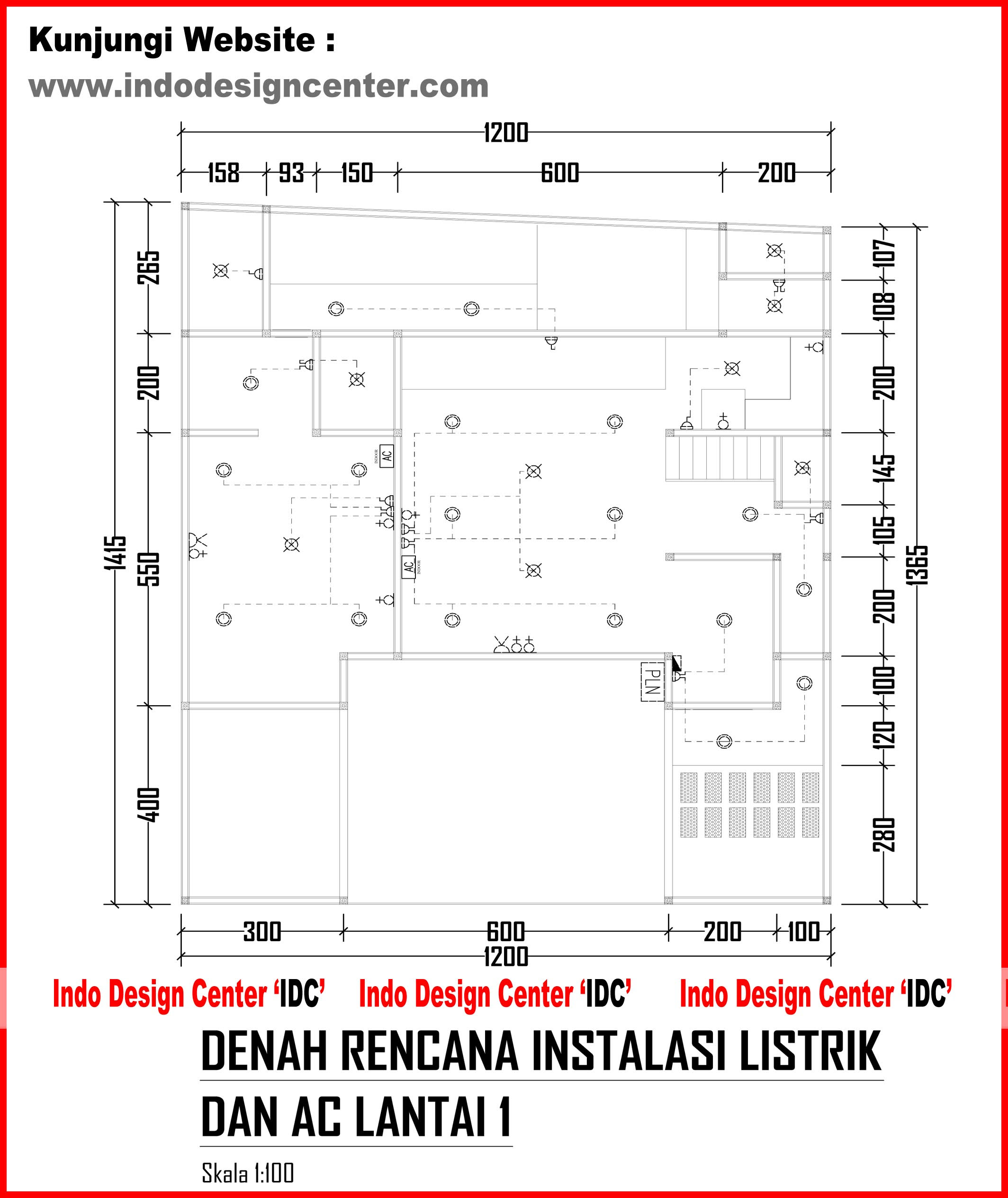 Gambar Desain Instalasi Listrik Rumah Bertingkat - Gambar 