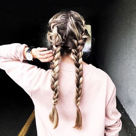 8 cornrow braided into a bun. 17 Chic Double Braided Hairstyles You Will Love Styles Weekly