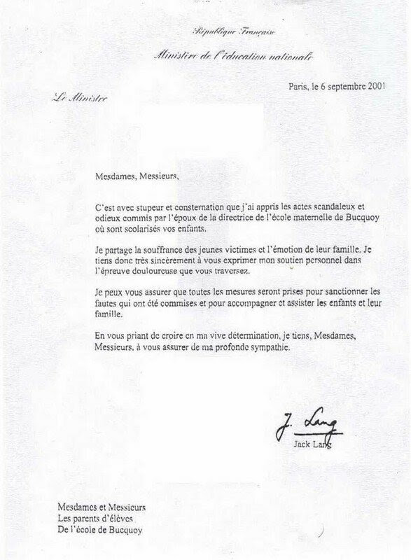 lettre pour partir en vacances