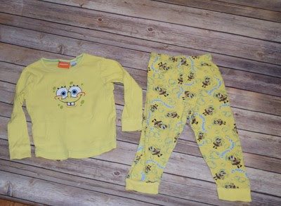 Best Price Kids Boys Sponge Bob Nightwear Pyjamas Pjs Sleepwear Outfit Set size 6