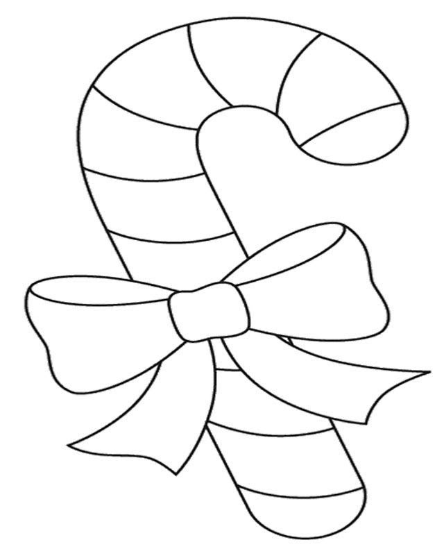 1) if you have javascript enabled you can click the print link in the top half of the page and it will automatically print the coloring page only and ignore the advertising and navigation at the top of. Christmas Small Candy Cane Drawing Clip Art Library
