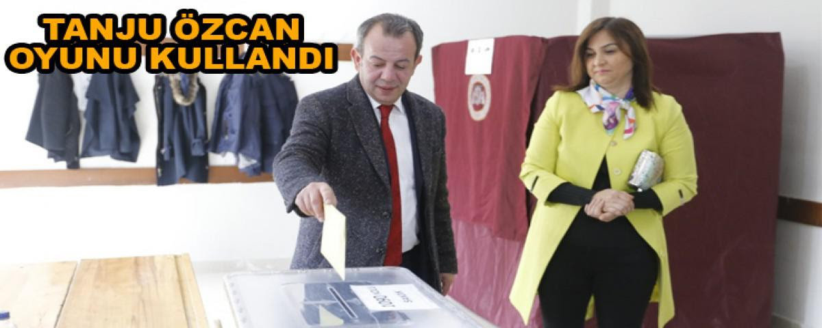 Belediye başkanımız tanju özcan köroğlu parkı'nda basın açıklaması yapıyor. Bolu Ekspres Tanju Ozcan Oyunu Kullandi