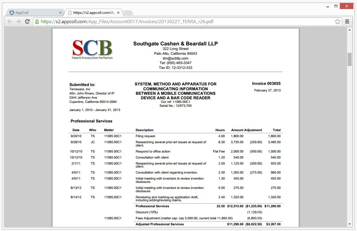 Contoh Invoice Lawyer - Def Contoh
