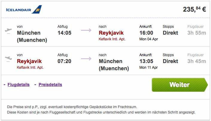 Günstige flüge buchen ist so ganz einfach! 48 Stunden Angebot Bei Icelandair Gunstige Fluge Von Frankfurt Munchen Und Zurich Nach Reykjavik Ab 203 Inkl Aufgabegepack Travel Cheaper
