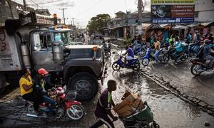 Les Cayes, pequeña ciudad del sur de Haití.