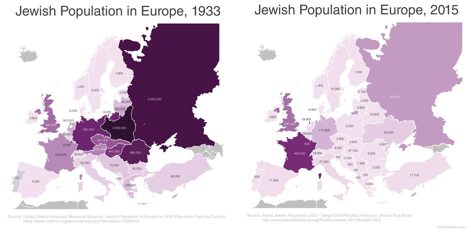 Il primo settembre 1939, la germania invase la polonia. Le Mappe Sulla Presenza Ebraica In Europa Oggi E Prima Del Nazismo