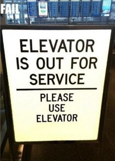 Another of those multi choice signs.
