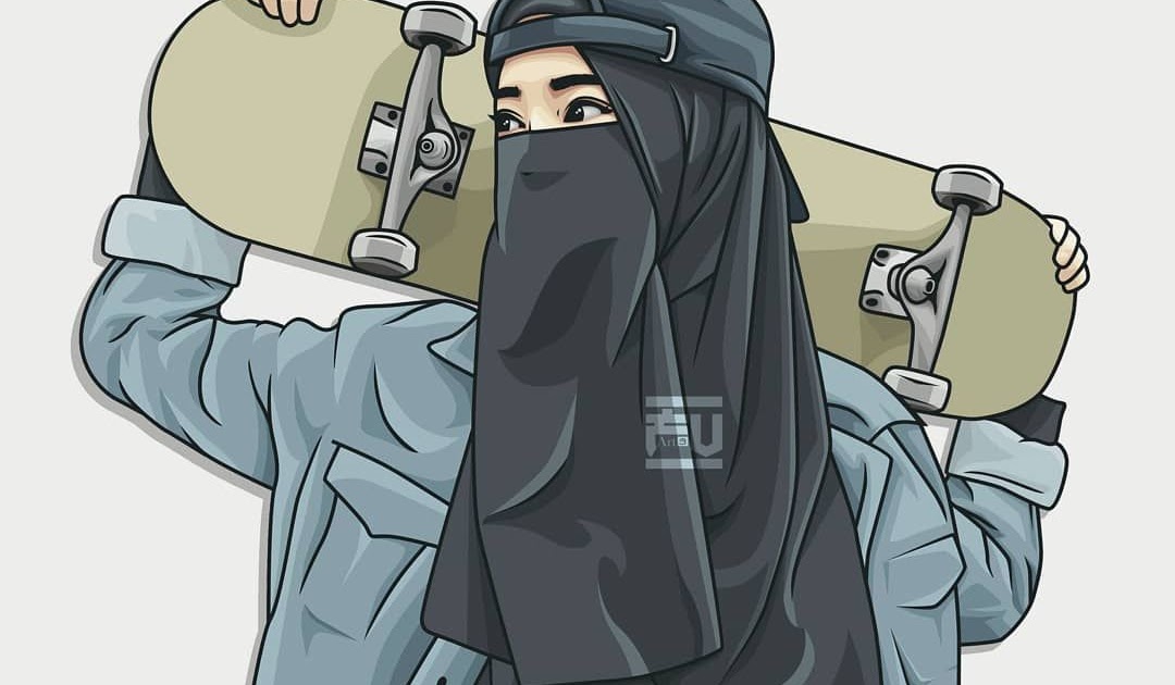 20 Trend Terbaru Animasi Muslimah Tomboy Mopppy