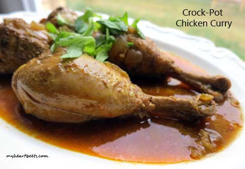 The sweet potatoes and chicken are the only thing made in the crockpot in this recipe. Crock Pot Chicken Curry My Heart Beets