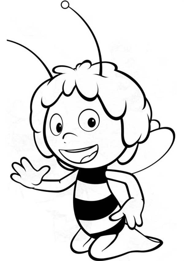 Best Coloring Pages Site: Maya The Bee Coloring Pages